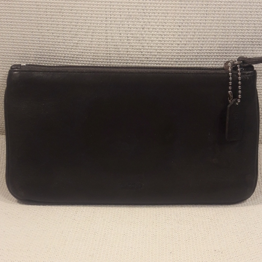 Coach Leather Pouch/Purse/Cosmetic Bag